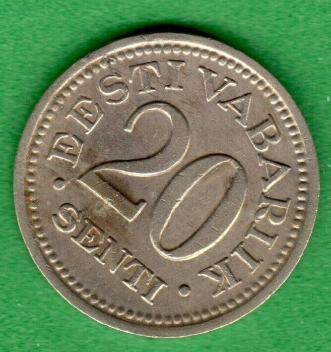 1935s. ESTONIA 20 SENTI COIN 1461 | eBay