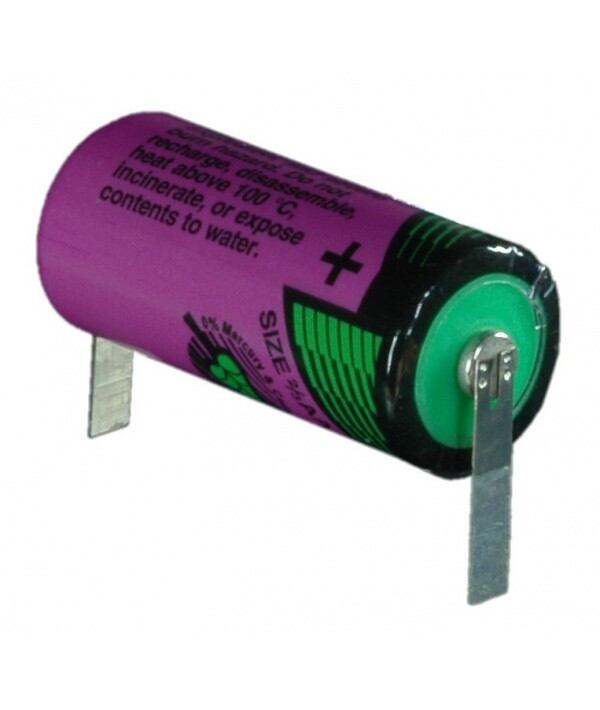 Pile Lithium Tadiran 3.6v 2/3aa Sl-761 + Cosses Ã  Souder