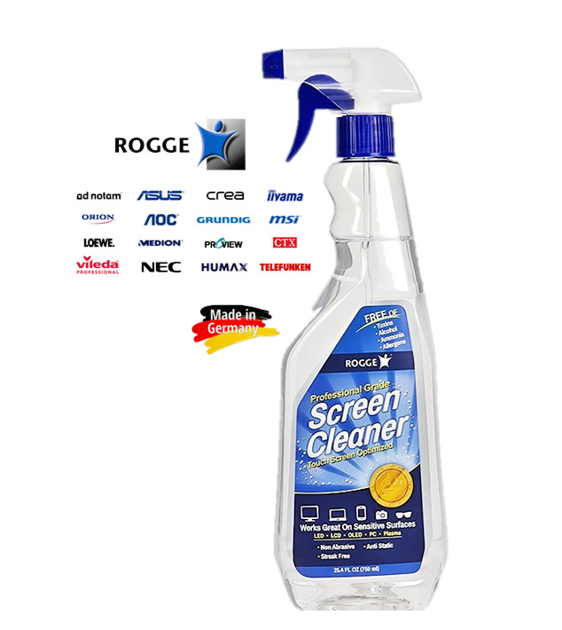 Rogge 750ml Bildschirmreiniger / Pumpsprayflasche Screen Cleaner - NachfÃ¼Llbar 