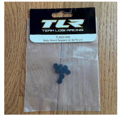 Team Losi TLR231006 Body Mount Spacers (4) SCTE 2.0