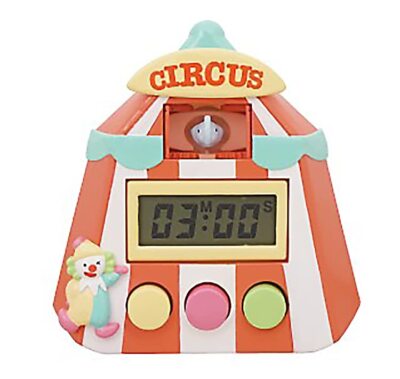 Hashy Top-in Jumping Kitchen Timer Circus 8.5 × 3.2 × 8.6cm Red from Japan