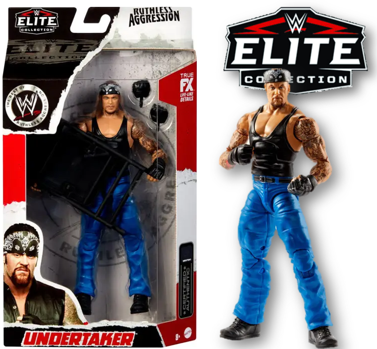 WWE Elite Ruthless Aggression - THE UNDERTAKER Action Figure WWE Elite Ruthless Aggression - THE UNDERTAKER Action Figure
