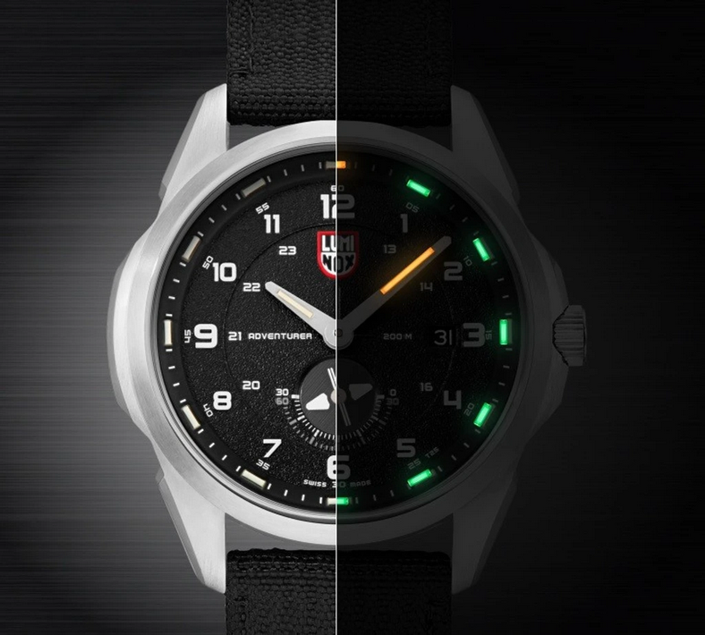 Pre-owned Luminox Atacama Adventurer Sapphire Crystal Black Dial Men's Field Watch Xl.1761