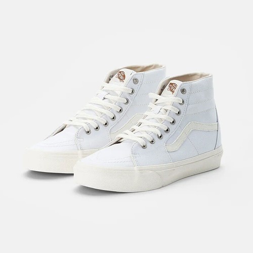 Vans SK8 Hi Men/Women Skate High Tapered Eco Theory Белые кроссовки VN0A4U169FQ