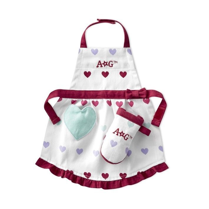 American Girl™ by Williams Sonoma Hearts Doll Apron & Mitt