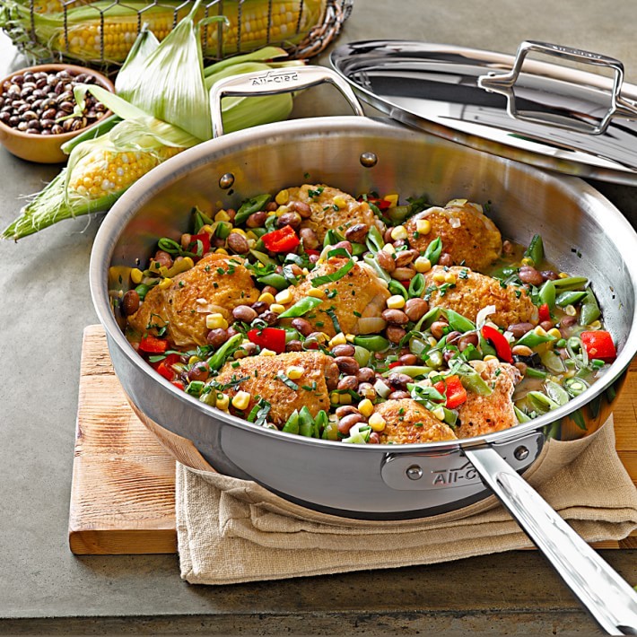 New 4-Qt All-Clad d5 Stainless-Steel Essential Pan 4 Qt SD551211