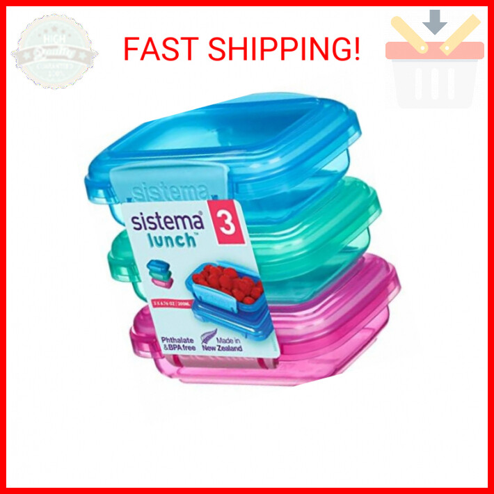 Sistema Lunch Collection Food storage containers, Blue, Gree
