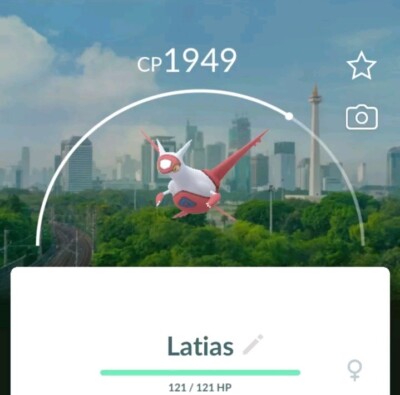 Pokémon Go/Latias with JAKARTA-Indonesia Background/SAFARI ZONE