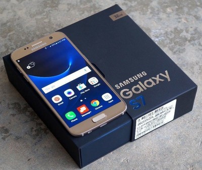 New In Box Samsung Galaxy S7 Sm-G930v 32gb Gold Platinum (Verizon) Smartphone