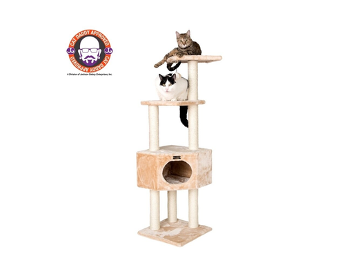 Натуральное дерево, 3-ярусное кошачье дерево, Armarkat Scratch furniture A5201