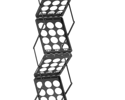ULINE Trade Show Literature Rack Sign Talk Zigzag Pocket Magazine Stand H-7085