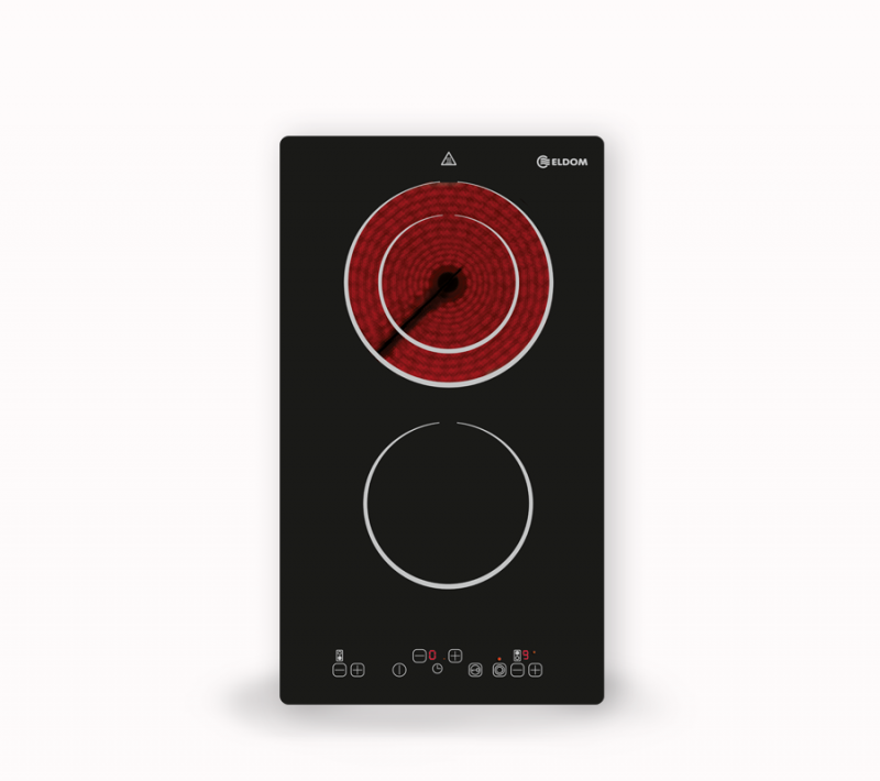 Eldom Glass Ceramic Cooktop With Expandable Heating Zone