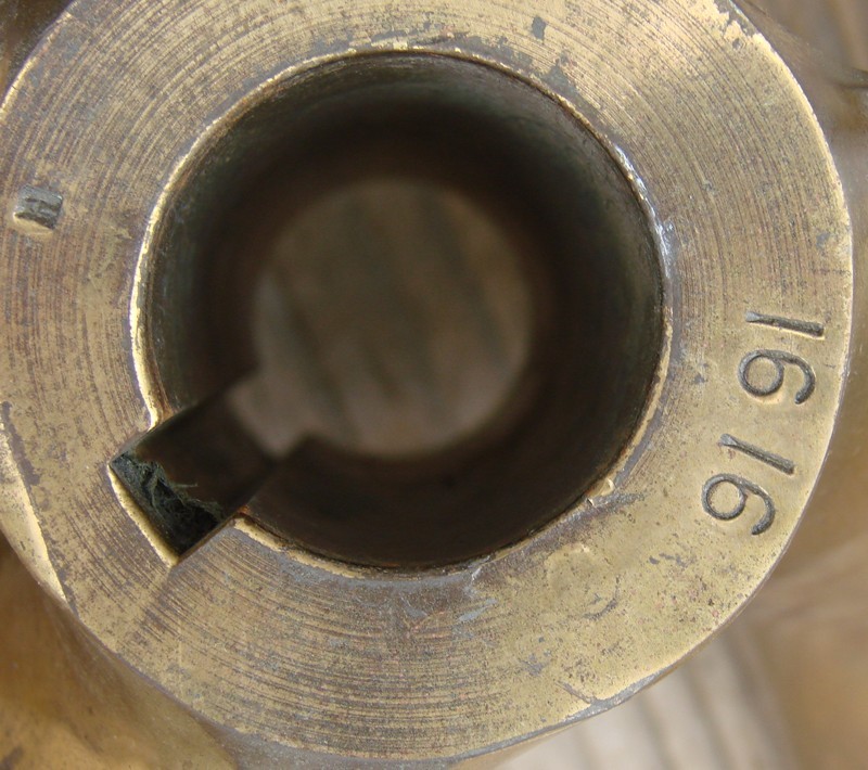 CHRIS-CRAFT Equi-Poise T-36 1616 RH 27# Brass Propeller 9/62 Nice Shape!