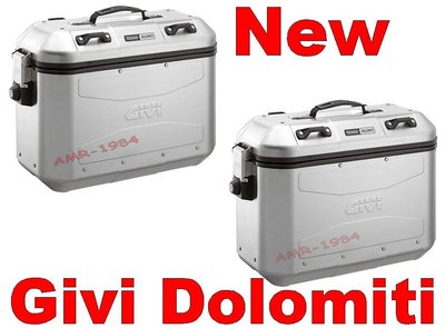 KIT 2 VALIGIE LATERALI GIVI TREKKER DOLOMITI DLM36A  litri 36 DLM36APACK2 ALLUM.