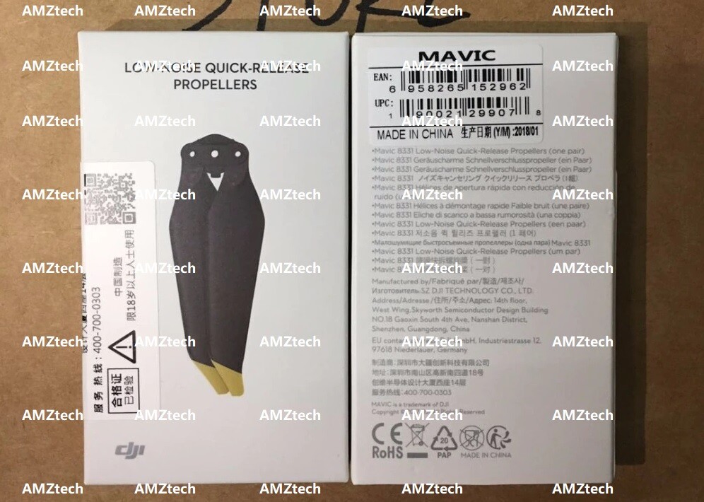 2 pairs Original DJI Mavic PRO Platinum 8331 Low-Noise Quick-Release Propellers