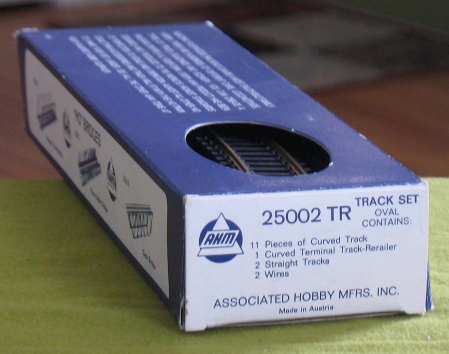 Vintage Partial Box of AHM HO Train Track Set Oval 25002 TR in Box