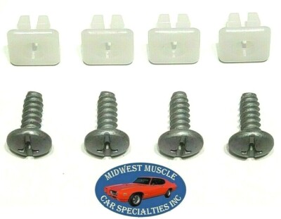License Plate Holder Frame Bolts & Nuts Hardware 8pc Rj