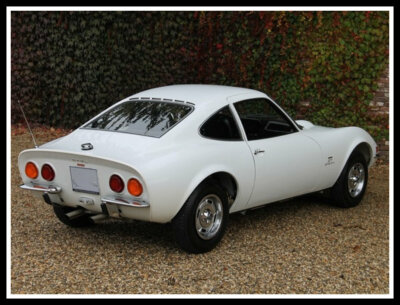 1969 Buick Opel GT, White, Refrigerator Magnet, 42 MIL Thickness