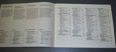 Instruction manual / Owners Guide for Yamaha PSR-27 PortaTone keyboard in 4 lang