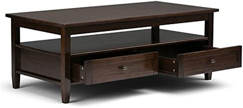 3-Piece Coffee Table and End Table Sets Includes 48" Square Coffee Table with Dr