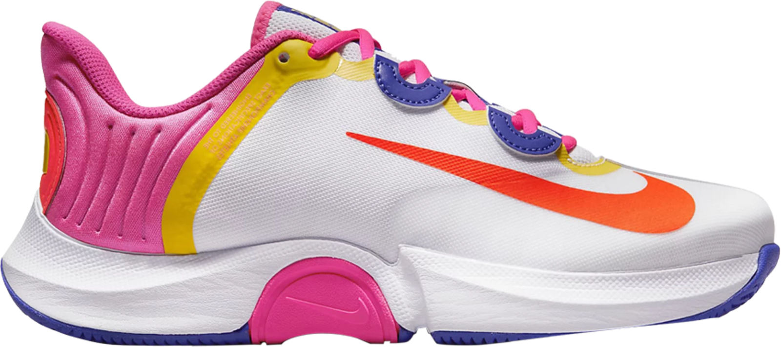 

W Nike Air Zoom GP Turbo HC Osaka White Pink Tennis DX8853-101 женские 11,5, Белый, Nike Air Zoom GP