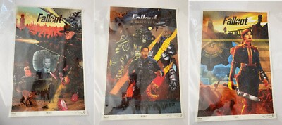 Fallout 76 Lucy Maximus Ghoul Triptych Kevin Tong Poster Print 16x24 SIGN Mondo