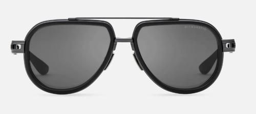 Pre-owned Dita Dts441-a-02 Vastik Black Iron - Black W Sunglasses In Gray