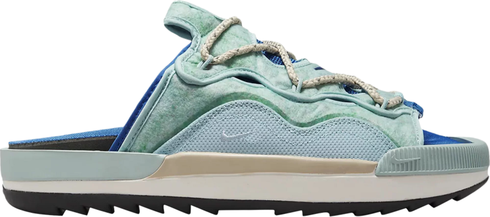 

Сандалии без шнурков Nike Offline 2.0 Ocean Cube Blue White DJ6229-300 мужские 9,5, Зеленый, Offline 2.0