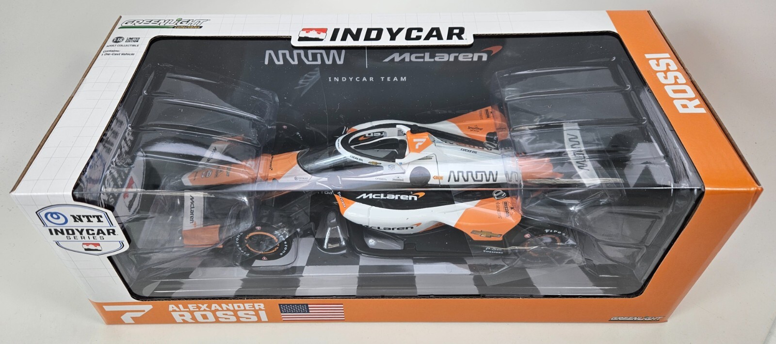 ミニカー Alexander Rossi Arrow McLaren IndyDriver Indycar 1 18 Arrow McLaren Unveils Alexander Rossi's Livery