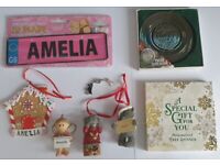 *BN* Christmas Decorations with the name AMELIA on, Me to You plus more