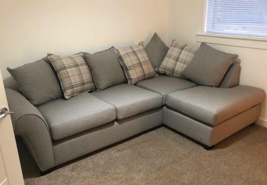 DFS “Owen” Corner Sofa and Footstool in Dundee Gumtree
