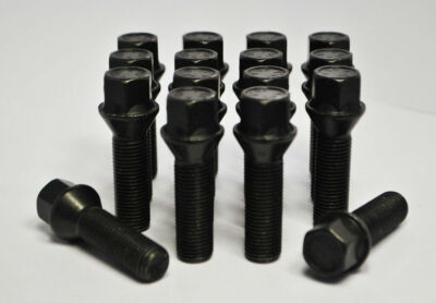10 x M14 x 1.5 50mm Thread Wheel Bolts VW AUDI