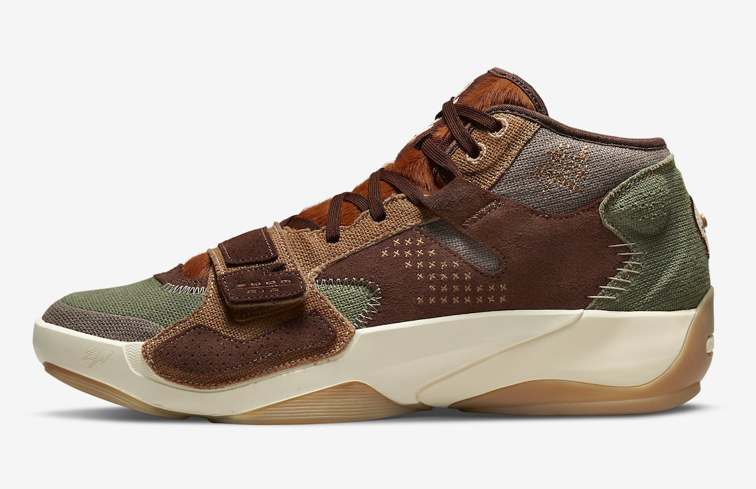 

Nike Air Jordan Zion 2 Voodoo Flax Muslin Sesame Fauna Brown DV3462-212 размер 11, Коричневый, Jordan Zion