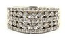 Diamond Wide Band Ring 9ct Yellow Gold Fine Wedding Jewellery Band Size O-1.JPG