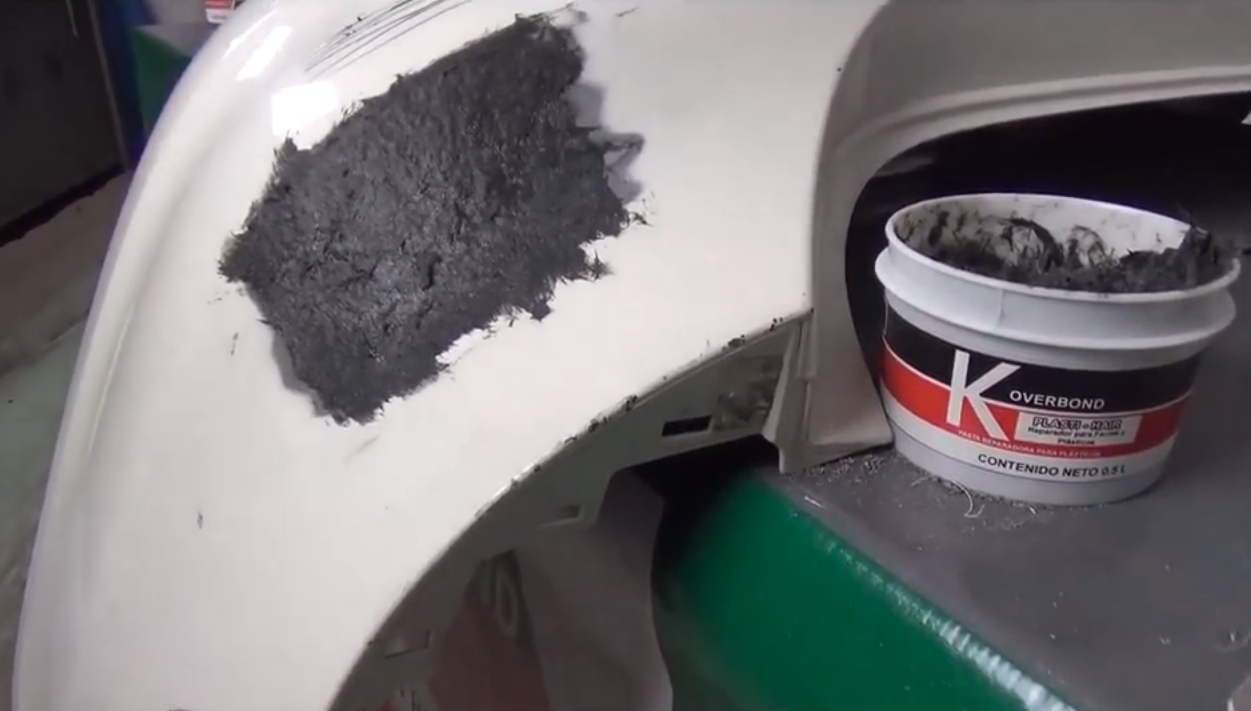 Repair Body Filler For Bumpers And Plastics Plastihair 1.0 Lts New