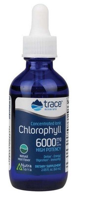 Trace Minerals Концентрированный ионный хлорофилл со вкусом натуральной мяты 2 унции жидкости