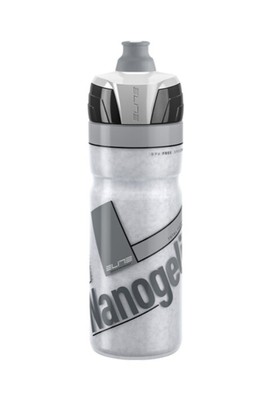 Borraccia TERMICA Elite NANOGELITE 3H 500ml White Logo Grey