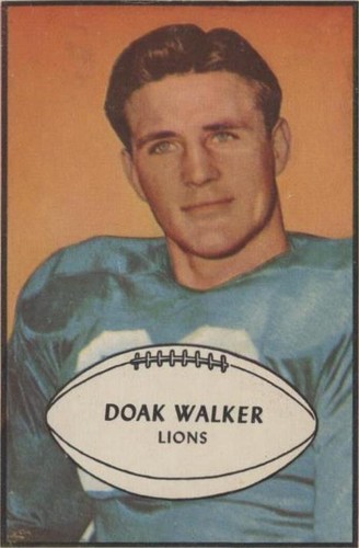 1953 Bowman Doak Walker #6