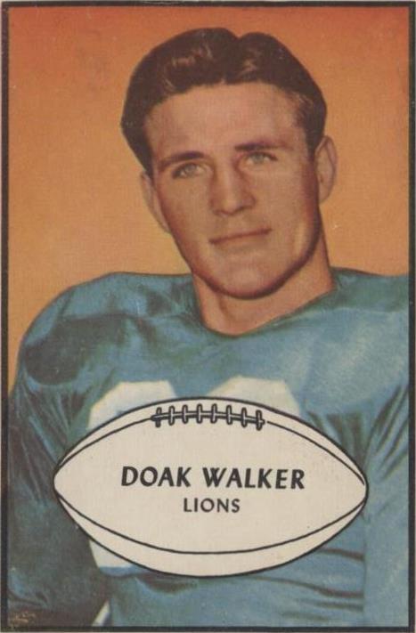 1953 Bowman Doak Walker #6