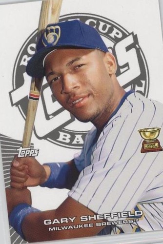 Topps 1990 #718 GARY SHEFFIELD ROOKIE Milwaukee Brewers All