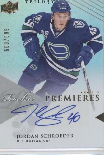 2013-14 Upper Deck Trilogy - Jordan Schroeder #146