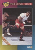 1995 WWF Magazine Cards - Kama Mustafa #34