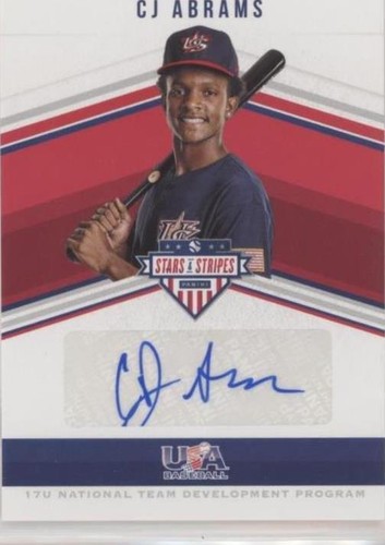 2018 Panini USA Baseball Stars & Stripes - C.J. Abrams #SS-CA