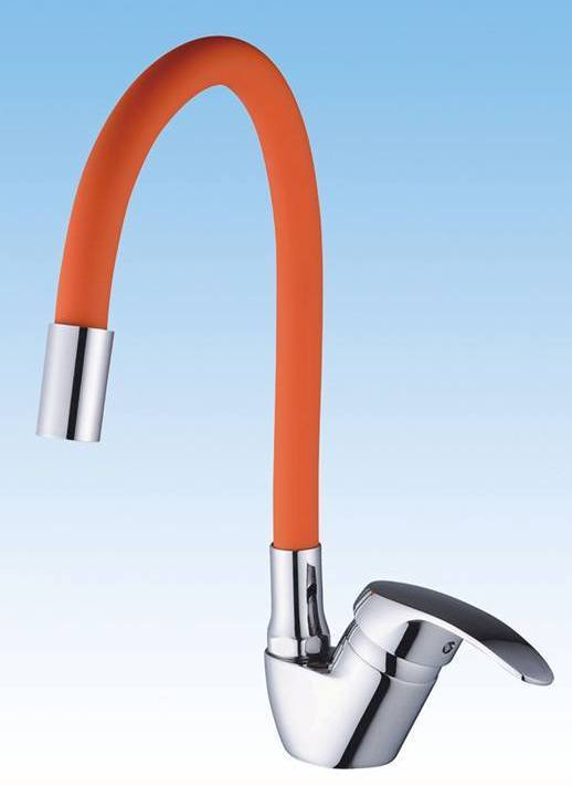 Miscelatore Rubinetto Monocomando Per Lavello Cucina Canna Flessibile Aranci dfh