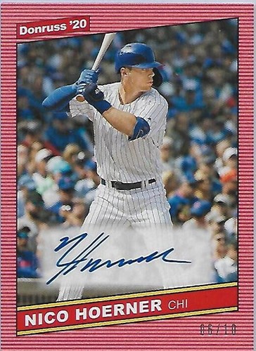 2020 Panini Donruss - Nico Hoerner #86S-NH