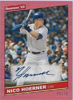2020 Panini Donruss - Nico Hoerner #86S-NH