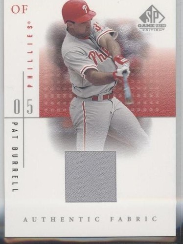 2001 SP Game Used Edition - Pat Burrell #PB