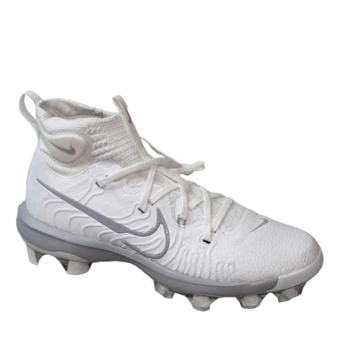 Nike Alpha Huarache NXT MCS Baseball Cleats Mens 11.5 White Grey DJ6519-103