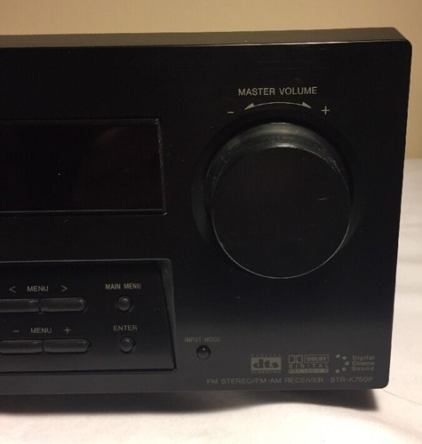 Sony STR K750P FM Stereo Receiver 5.1 Channel Dolby Digital A/V Control Center