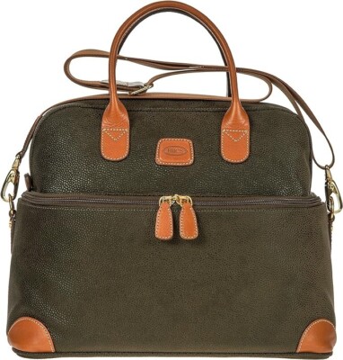 Bric's Life Tuscan Cosmetic Train Case-Olive-Brand New